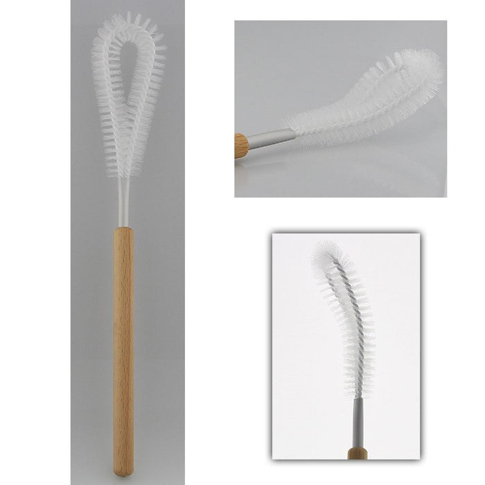 Urinalbürste, Klobürste mit Stiel, Klobesen, Holzstiel Kosmetex Urinal WC-Bürste