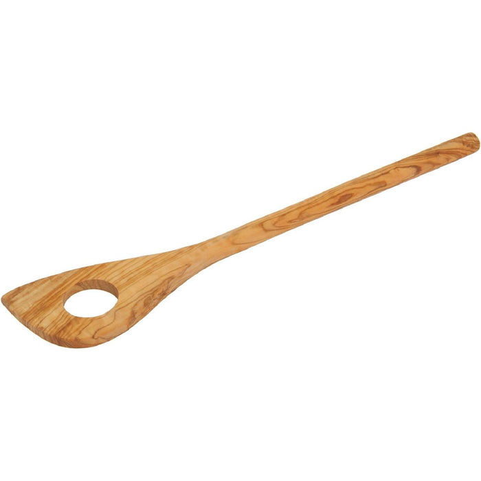 Kochlöffel aus Holz, Olivenholzbesteck, gelocht