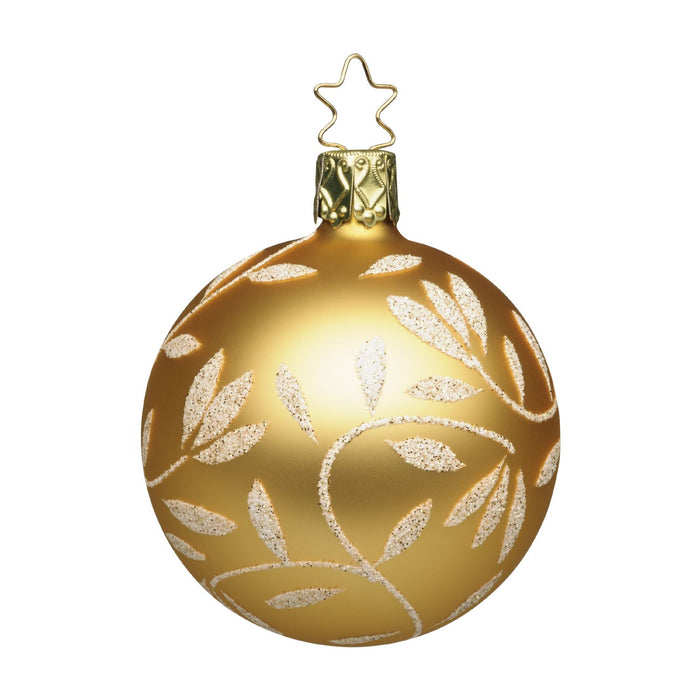 Wendt & Kühn Engel mit Ring mit Lebkuchenherz und Kugel; Glaskugel, gold