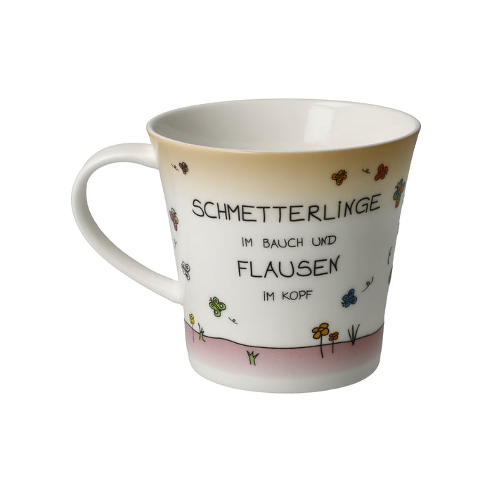 Goebel Der kleine Yogi - Schmetterlinge im Bauch Coffee-/Tea Mug