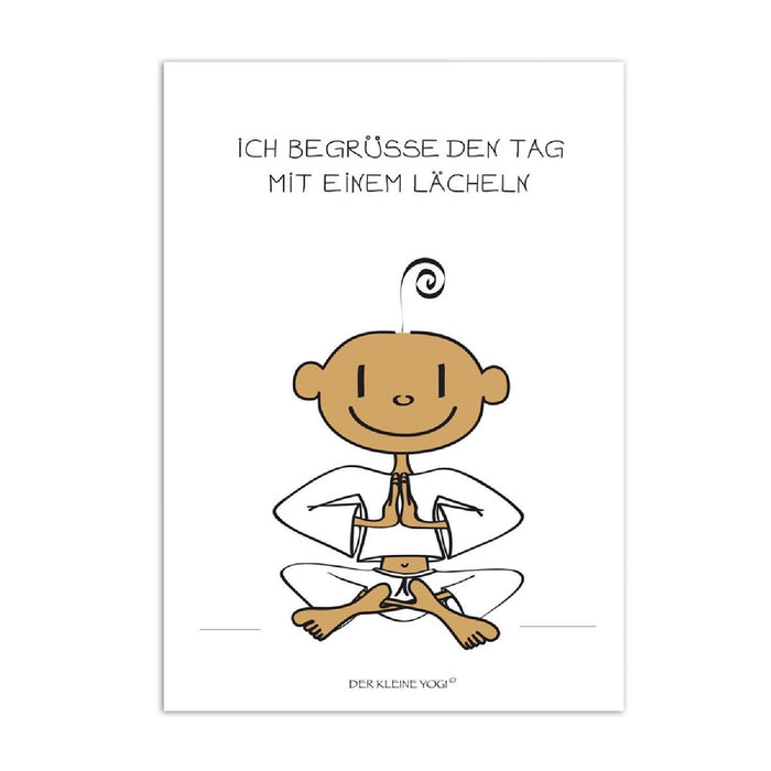 Goebel Postkarten Der kleine Yogi - "Ich begrüße den Tag" - Postkarte