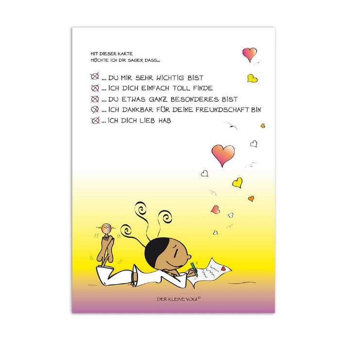 Goebel Postkarten Der kleine Yogi - "Yogini Karte für dich" - Postkarte