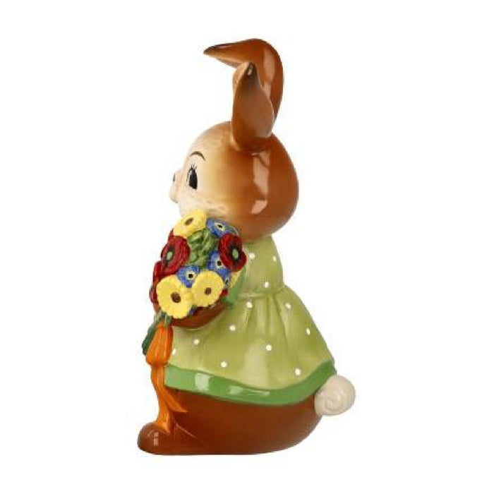 Goebel Osterhasen Hasenmädchen "Ein Blumengruß" - Figur