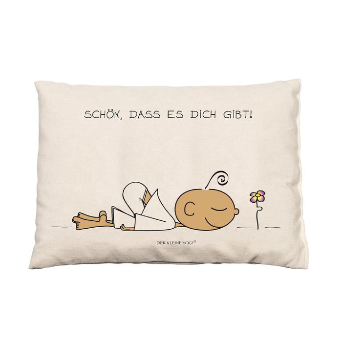 Goebel Bio Duft-, Zirben- und Lavendelkissen Der kleine Yogi - "Schön dass es dich gibt" - Bio-Zirbenkissen