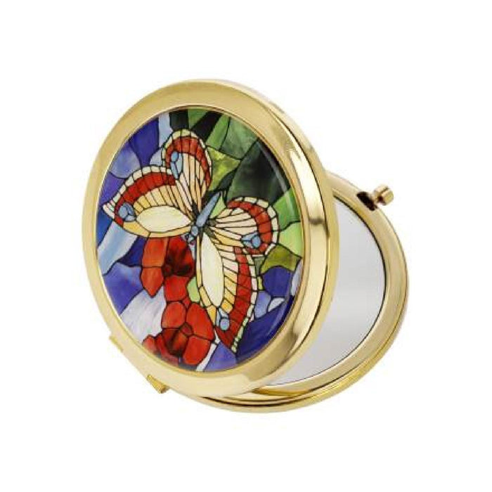 Goebel Louis Comfort Tiffany  - Schmetterlinge - Taschenspiegel