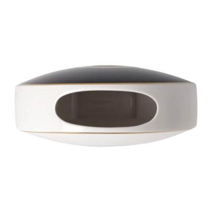 Goebel Yin Yang Lotus -  schwarz / Blume des Lebens weiß - Vase