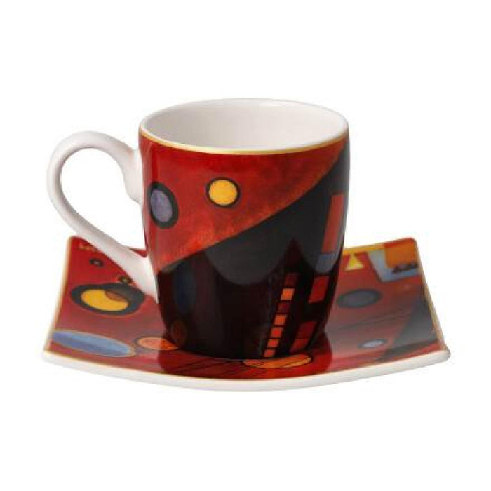 Goebel Wassily Kandinsky  - Schweres Rot - Espressotasse