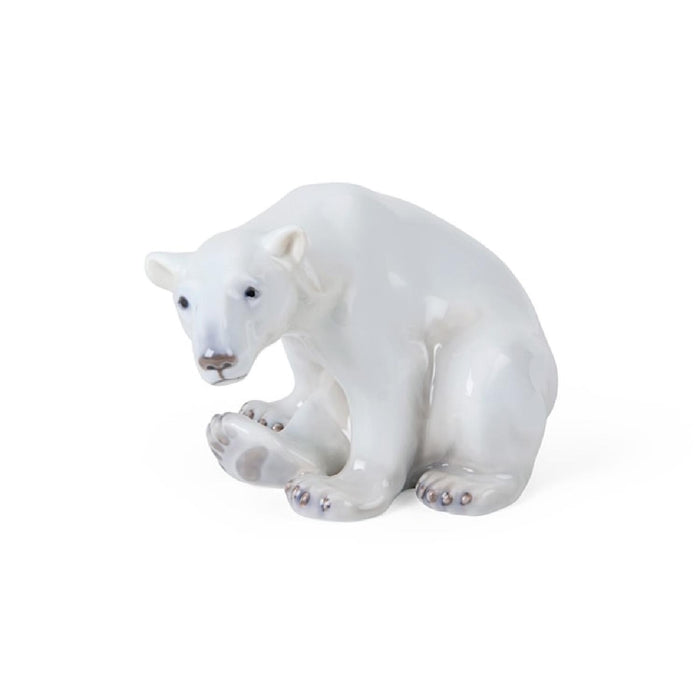 Royal Copenhagen Eisbär Polar Bear Sitting H12cm