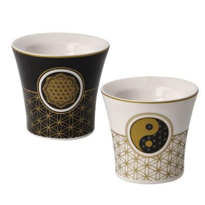 Goebel Yin Yang Set Lotus - Eierbecher