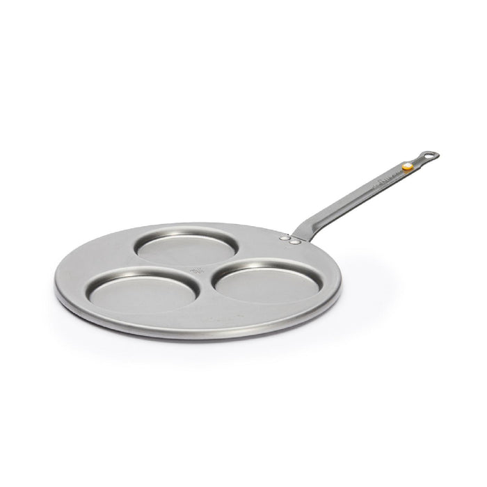 De Buyer PFANNE FÜR 3 BLINIS Á Ø 10 CM MINERAL B Ø 27 CM