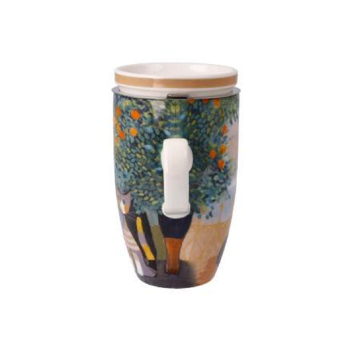 Goebel Rosina Wachtmeister - Tempi felici Teetasse mit Deckel und Sieb