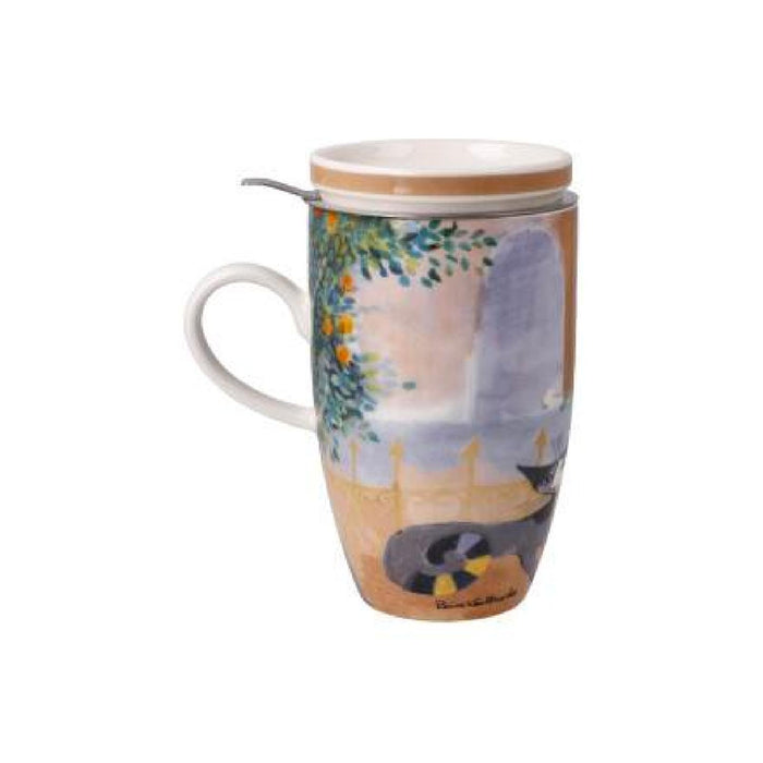 Goebel Rosina Wachtmeister - Tempi felici Teetasse mit Deckel und Sieb