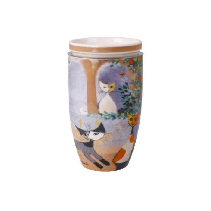 Goebel Rosina Wachtmeister - Tempi felici Teetasse mit Deckel und Sieb