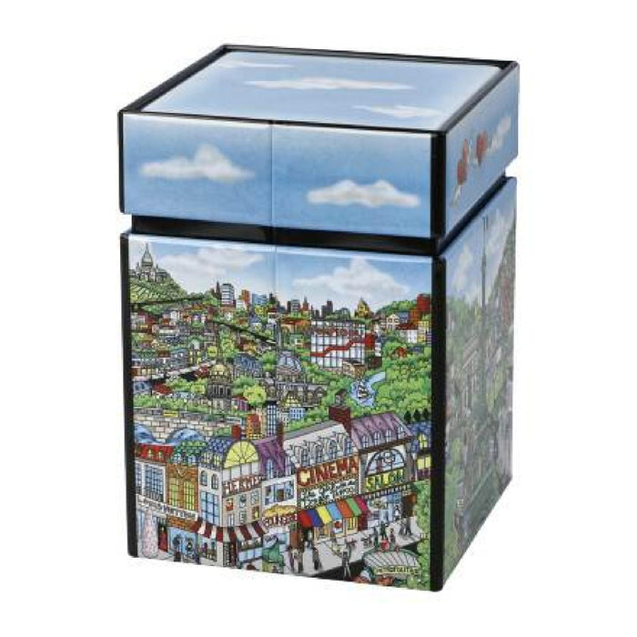 Goebel Fazzino Come visit me in Paris Teedose