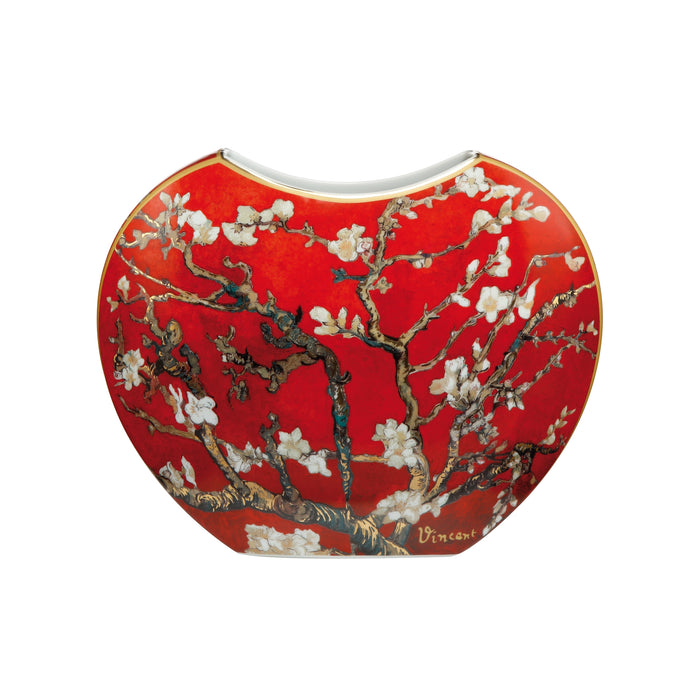 Goebel Vincent van Gogh Mandelbaum rot Vase