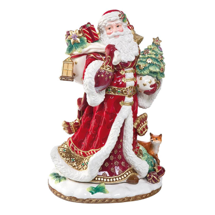 Goebel Fitz & Floyd Christmas Collection Santa mit Geschenken - Figur
