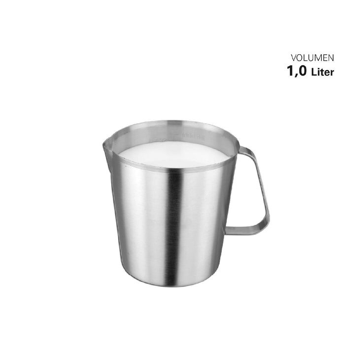 Messbecher Edelstahl satiniert 1 L