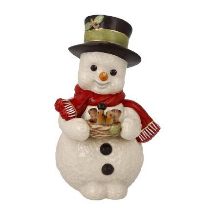 Goebel Schneemann - Zwitscherndes Vogelpaar Figur