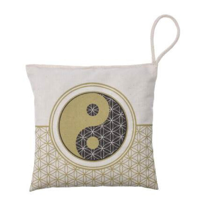 Goebel Yin Yang Lotus - " Weiß" - Bio-Lavendelkissen