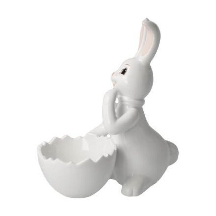 Goebel Hase mit Schale Snow White - Cute Girl Figur