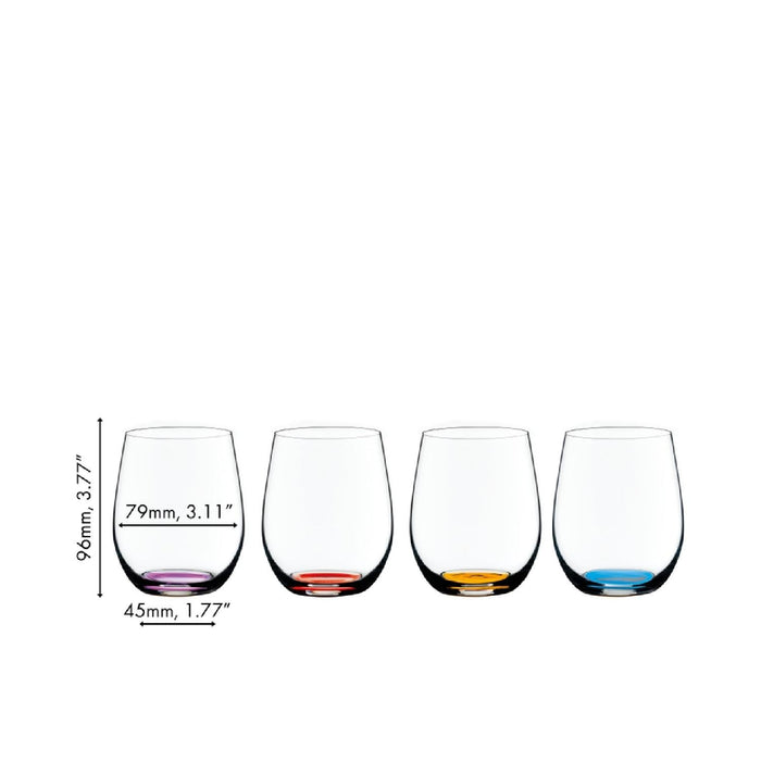 RIEDEL Happy O Vol. 2, 4er Becher Set