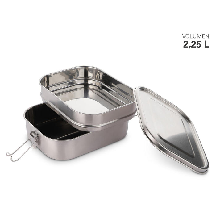 Vesperdose aus Edelstahl Doppelstock