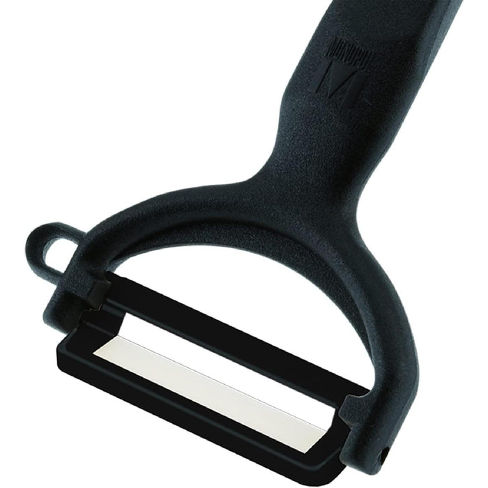 Westmark Gemüse-/ Spargelschäler mit Keramikklinge und Ausstecher, Ceramico, Kunststoff/Keramik, Schwarz, 17825560