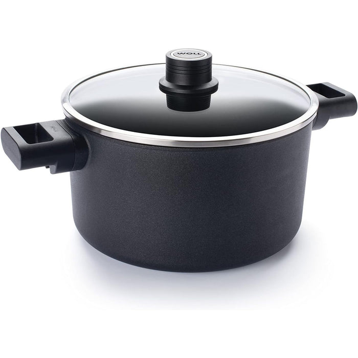 Woll, Logic Induktion, Gusstopf, SG Ø 24 cm, 14 cm hoch, 5,6 Liter mit Deckel in Box