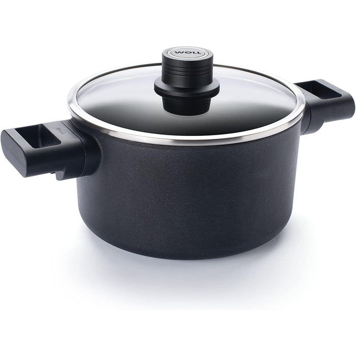 Woll, Logic Induktion, Gusstopf, SG Ø 20 cm, 12 cm hoch, 3,2 Liter mit Deckel in Box