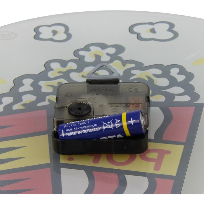 Goebel Pop Wanduhr, Glas, bunt, 30.5 x 30.5 x 3.5 cm