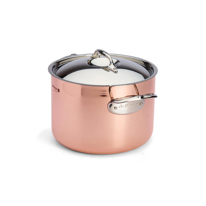 De Buyer HOHER KOCHTOPF MIT DECKEL PRIMA MATERA  Ø 24CM