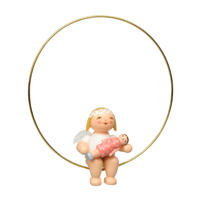 Wendt & Kühn Christbaumengel im Ring, mit Puppe