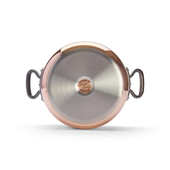 De Buyer KOCHTOPF + DECKEL PRIMA MATERA Gusseisengriffe Ø24