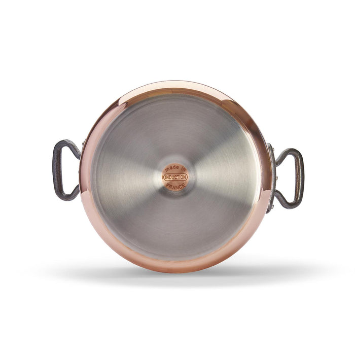 De Buyer KOCHTOPF + DECKEL PRIMA MATERA Gusseisengriffe Ø28