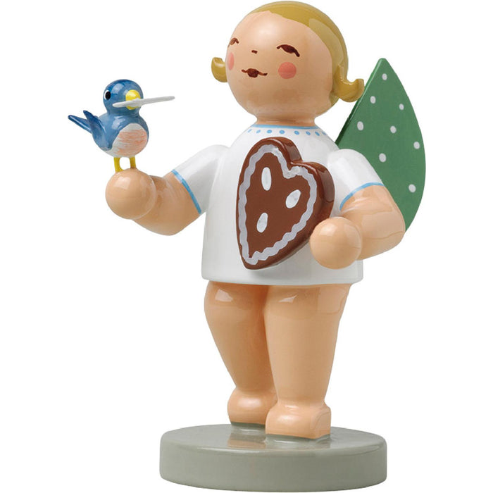 Wendt & Kühn Engel mit Lebkuchen und Vogel