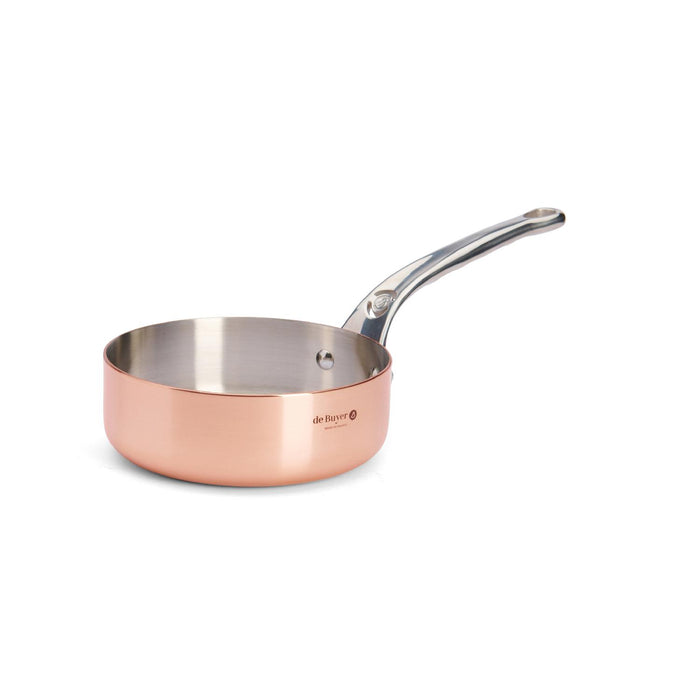De Buyer GERADE SAUTEUSE/SCHMORPFANNE, INOCUIVRE, Ø16CM