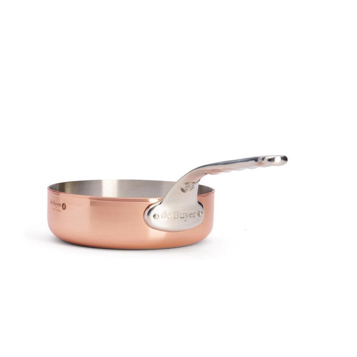 De Buyer GERADE SAUTEUSE/SCHMORPFANNE, INOCUIVRE, Ø20CM