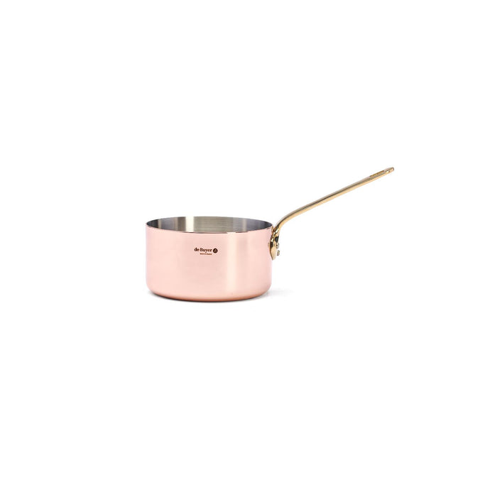 De Buyer STIELKASSEROLLE MIT MESSINGGRIFF Ø12CM INOCUIVRE