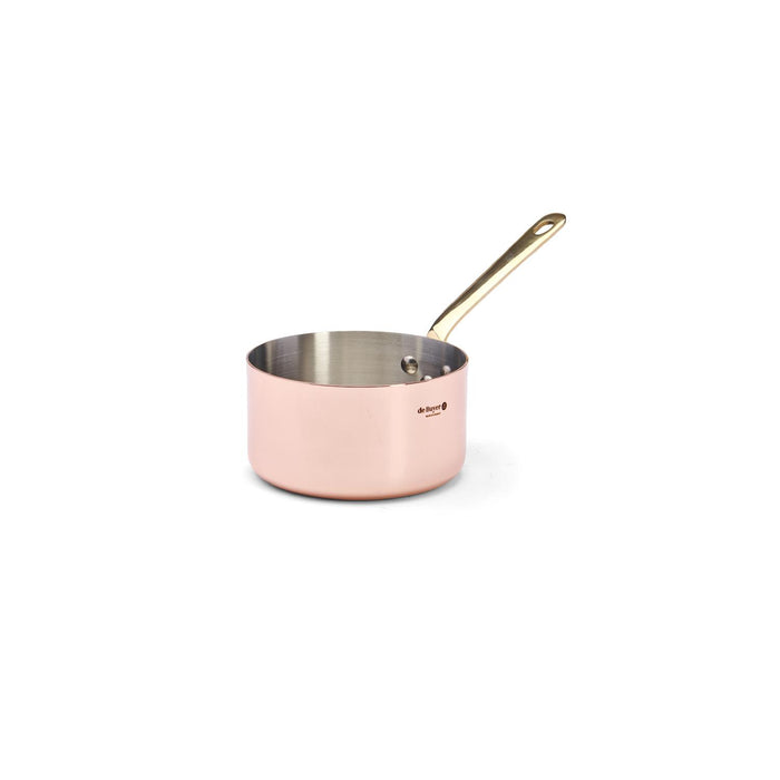 De Buyer STIELKASSEROLLE MIT MESSINGGRIFF Ø14CM INOCUIVRE