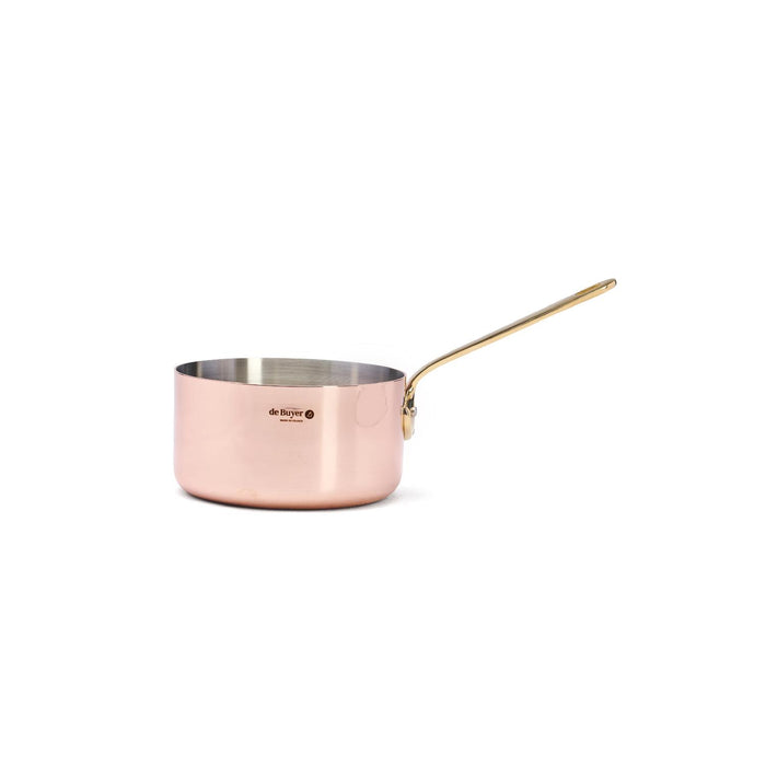 De Buyer STIELKASSEROLLE MIT MESSINGGRIFF Ø16CM INOCUIVRE