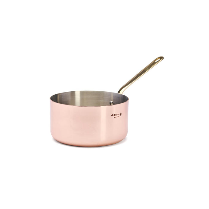 De Buyer STIELKASSEROLLE MIT MESSINGGRIFF Ø20CM INOCUIVRE