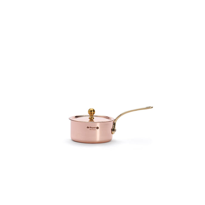 De Buyer MINI-STIELKASSEROLLE MIT DECKEL Ø 9CM INOCUIVRE