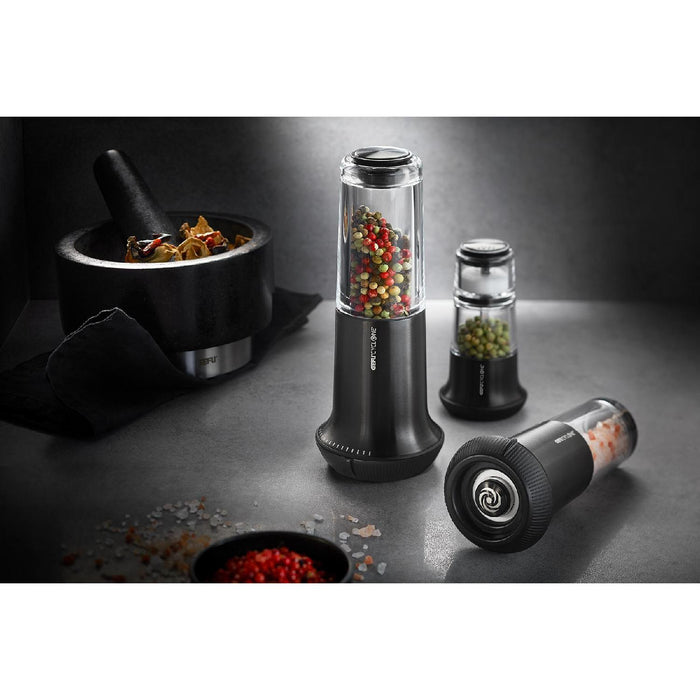 GEFU Pfeffermühle mit Salzstreuer X-PLOSION®, schwarz