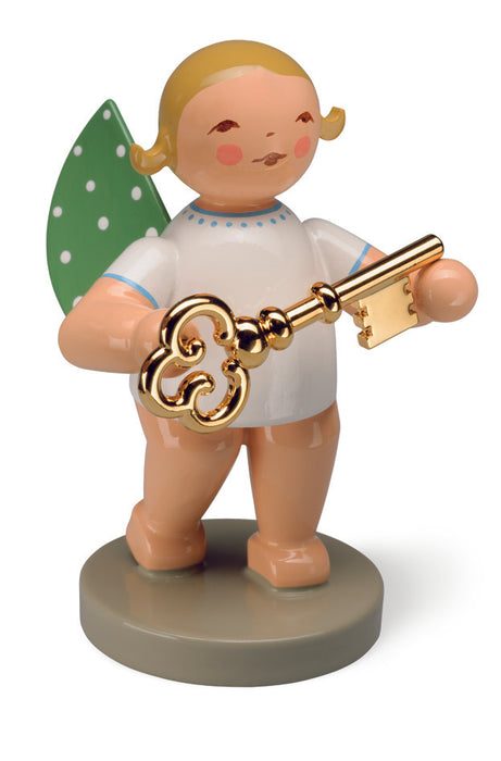 Wendt & Kühn No. 8, Schatzmeister, Engel mit Schlüssel · vergoldet