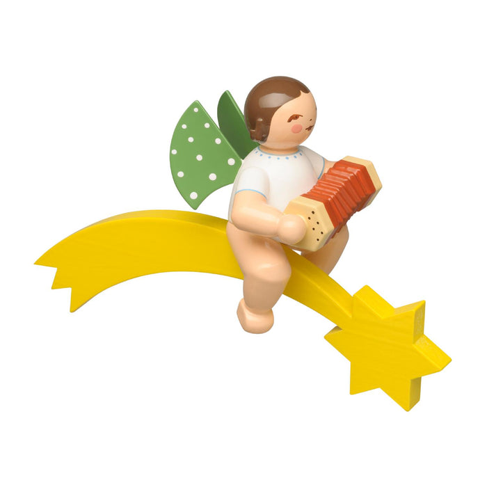 Wendt & Kühn Engel mit Konzertina, auf Komet