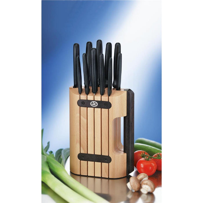 Victorinox Messerblock, 11tlg., Nylongriffe schwarz