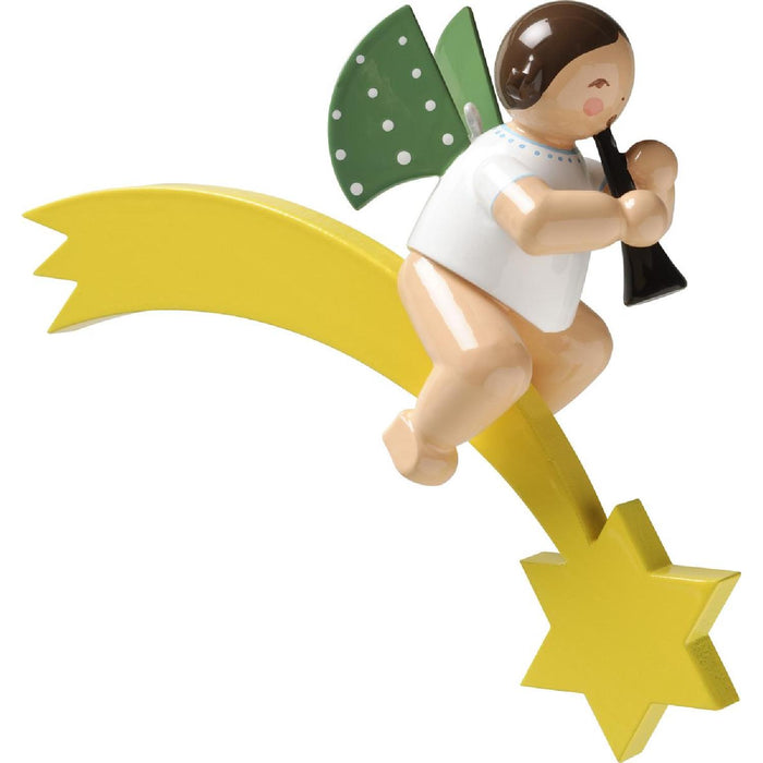 Wendt & Kühn Engel mit Klarinette, auf Komet