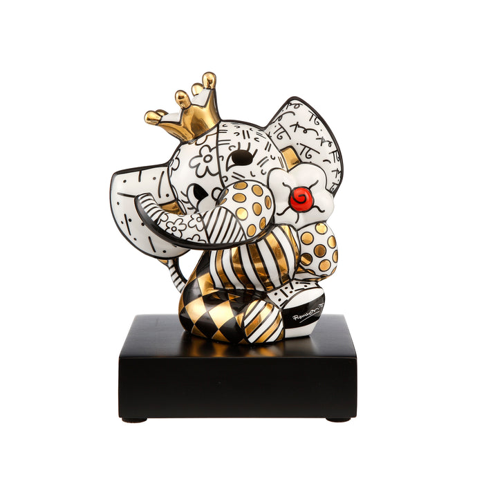 Goebel Romero Britto Golden Spring Elephant Figur