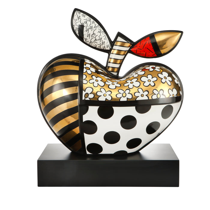 Goebel Romero Britto Golden Big Apple Figur