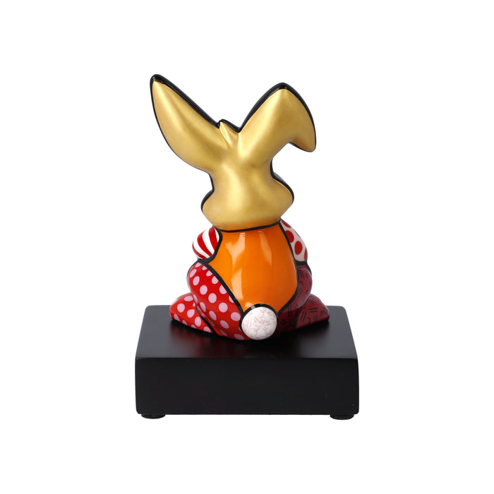 Goebel Romero Britto Orange Rabbit Figur